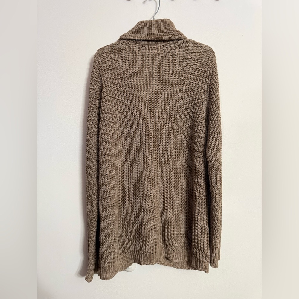 Ralph Lauren Denim & Supply Linen Knit Cardigan Sweater Brown Women’s XL - Picture 5 of 5